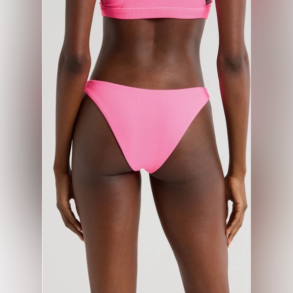 Beach Riot Ribbed Kaylin Bottom in Vivid Violet - Picture 6 of 7